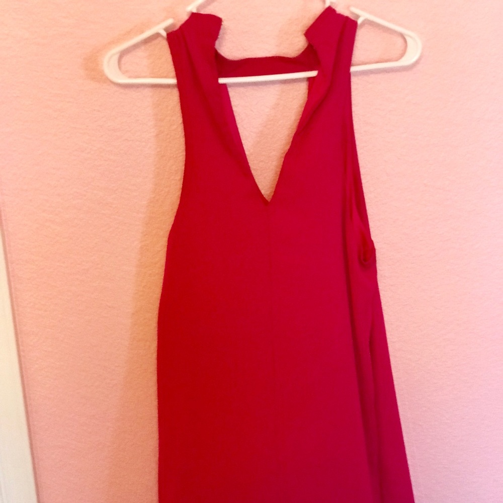 Pink casual dress